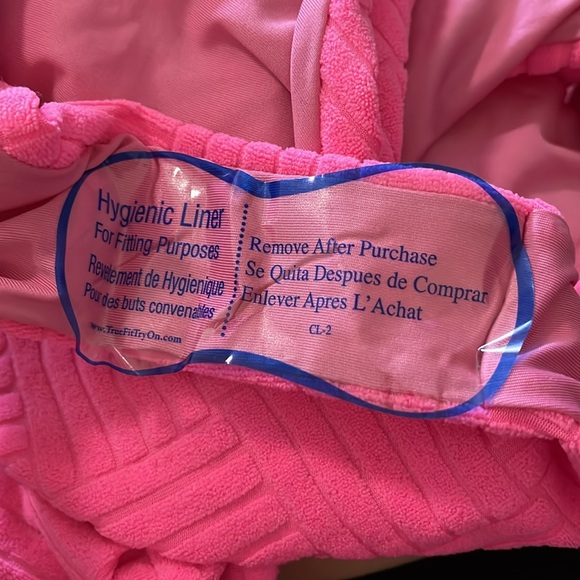 New Beach Riot Celine One Piece Pink Terry Cutout Swimsuit Size XL - Picture 8 of 8